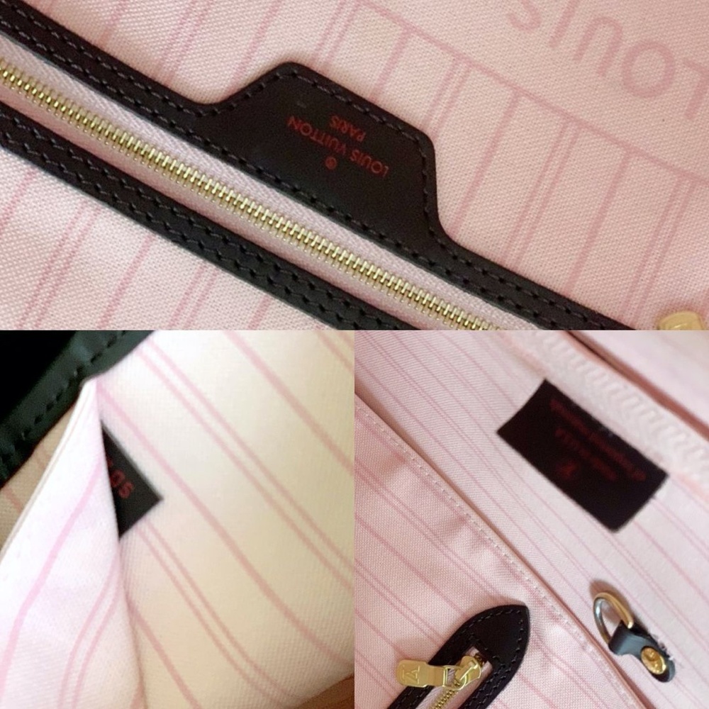 Louis Vuitton Neverfull MM Rose Ballerine